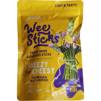 Sneezy Cheesy (Parmesan & Black Pepper) Freeze Dried Asparagus (30g)