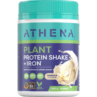Vanilla Flavour Plant Protein Shake + Iron Powder (480g)