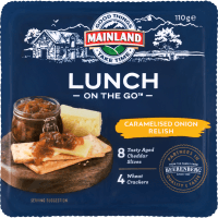 Lunch On the Go Caramelised Onion Relish Cheese with Wheat Crackers (110g)