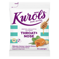 Menthol & Eucalyptus With Ginger Throat & Nose Lozenges (16pk)