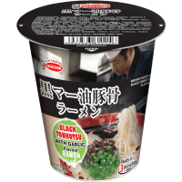 Black Tonkotsu with Garlic Flavour Ramen Noodles Cup (73g)