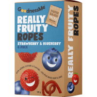 Strawberry & Blueberry Really Fruity Ropes Fruit Snack (8 x 15g)