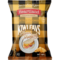 Kiwi Favs Ham & Mustard Sandwich Potato Chips (140g)