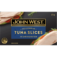 Yellowfin Tuna Slices in Springwater (125g)