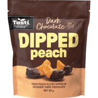 Dark Chocolate Dipped Peach (90g)