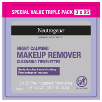 Night Calming Makeup Remover Cleansing Towelettes (75pk)