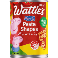 Peppa Pig Shapes In Tomato Sauce Pasta Meals (300g)