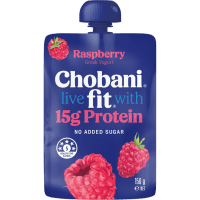 Live Fit With Raspberry Greek Yogurt Pouch (150g)