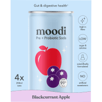 Blackcurrant Apple Carbonated Drinks (4 x 250ml)