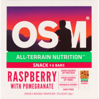 All-Terrain Nutrition Raspberry With Pomegranate Snack Bars (6x 85g)