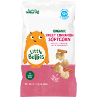 Organic Sweet Cinnamon Softcorn Snack 12+ Months (4 x 8g)