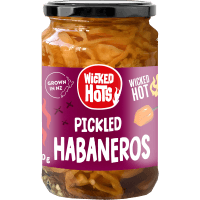Wicked Hot Pickled Habaneros (360g)