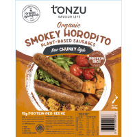 Organic Smoky Horopito Plant-Based Chunky Sausages (300g)