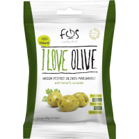 I Love Olive Green Pitted Olives With Fennel & Coriander (90g)