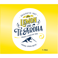Lemon and Sparkling Mineral Water (4 x 330ml)