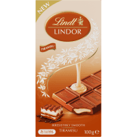 Lindor Tiramisu Milk Chocolate Block (100g)