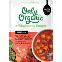 Sustain Vegetable Minestrone Pasta & Pumpkin Seeds Wholesome Soup (320g)