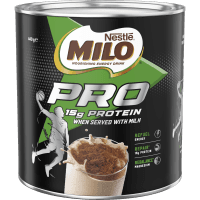 Milo Pro Chocolate Malt Powder Hot or Cold Drink Tin (440g)
