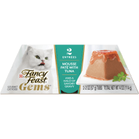 Gems Mousse Paté With Tuna and Halo of Savory Gravy Cat Food (2 x 57g)