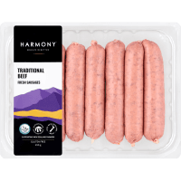 Traditional Beef Fresh Sausages (450g)