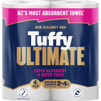 Paper Towel 4ply Ultimate Double Length (2 x 120 sheets)