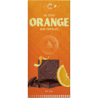 Orange Dark Chocolate Block (100g)