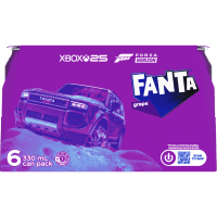 Grape Soft Drink Cans (6 x 330ml)