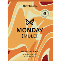 Non Alcoholic Monday Mule Carbonated Drinks (4 x 250ml)
