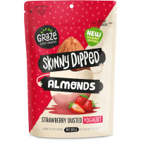 Skinny Dipped Strawberry Dusted Yoghurt Almonds (300g)