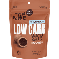 White Chocolate Coated Tiramisu Low Carb Snackaballs (112g)