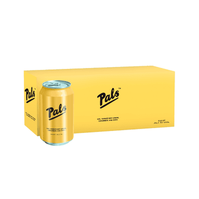 Pals Gin, Hawke's Bay Lemon, Cucumber 5% Cans 10x330ml