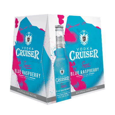 Cruiser Sour Blue Raspberry 4.8% Bottles 12x275ml