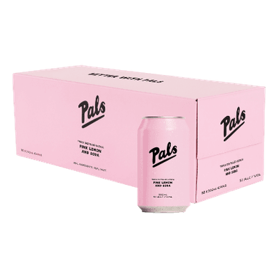 Pals Vodka, Pink Lemon & Soda 5% Cans 10x330ml
