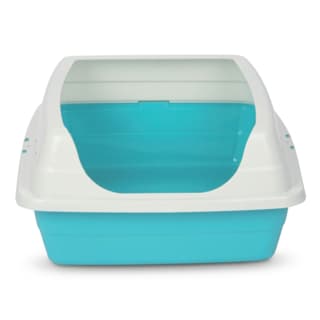 M-PETS Mansura Cat Litter Tray with Rim - Assorted Colours