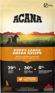ACANA Puppy Large Breed Dry Dog Food - 34kg (2 x 17kg Bags)