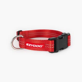 EzyDog Essential Adjustable Collar - Extra Large, Red