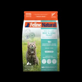 Feline Natural Beef & Hoki Feast Freeze Dried Cat Food - 800g