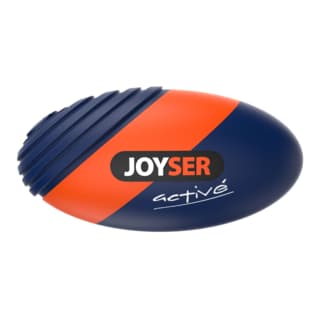 JOYSER Active Rugby Ball Dog Toy - Blue/ Orange