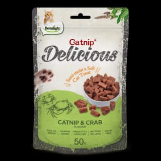 Dentalight Catnip & Crab Cat Treats - 50g