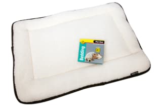 Pet One Rectangular Cat and Dog Cushion Bed - Charcoal, Small