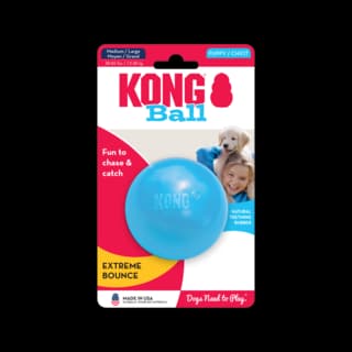 KONG Puppy Ball With Hole Dog Toy - Medium/Large