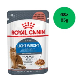 Royal Canin Light Weight Care in Gravy Wet Cat Food - 85g x 48