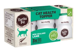 Earthz Pet Lamb Gravy Cat Health Meal Topper - 3 Pack