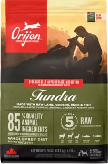 Orijen Tundra Dry Dog Food - 4kg (2 x 2kg Bags)