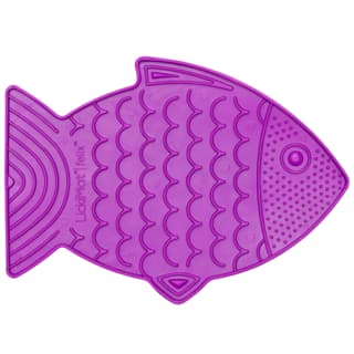 LickiMat Cat Felix Feeder - Purple