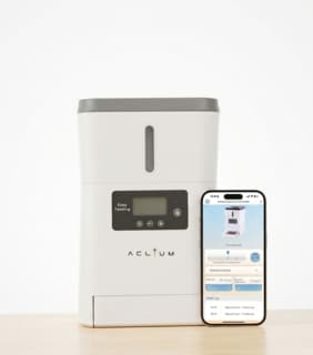 Aclium Smart Automatic Cat and Dog Feeder - White