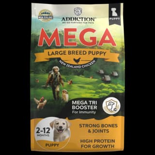 Addiction MEGA Puppy Large Breed Chicken Dry Dog Food - 18kg (2 x 9kg)