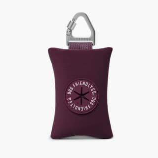 Dog Friendly Co. Premium Dog Poop Bag Holder - Burgundy