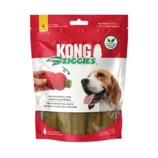 KONG Ziggies Enhanced Dog Treat - Small - 12 Pack