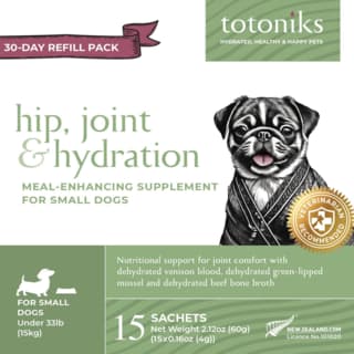 Totoniks Dog Hip Joint & Hydration Refill Pack - Small Breed
